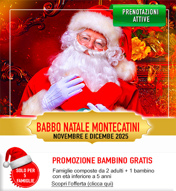 Babbo Natale Montecatini Terme 2025