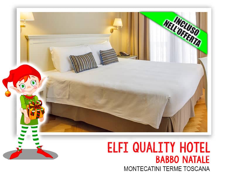 Pernottamento in Hotel vicino Babbo Natale e Tempio di Babbo Natale Montecatini Terme