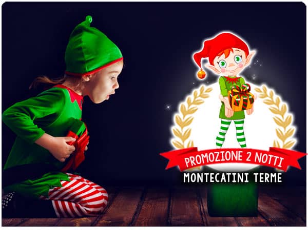 Promozione 2 notti in mezza pensione Babbo Natale Montecatini Terme